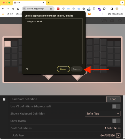VIA device authorization