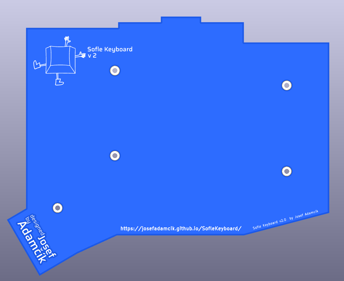 Back plate of the Sofle v2
