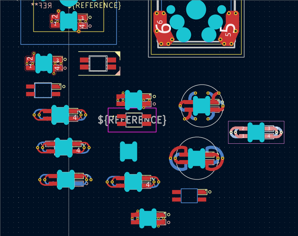 Tons of LED footprint variants