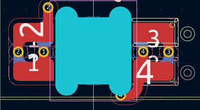 Using through holes to make a square