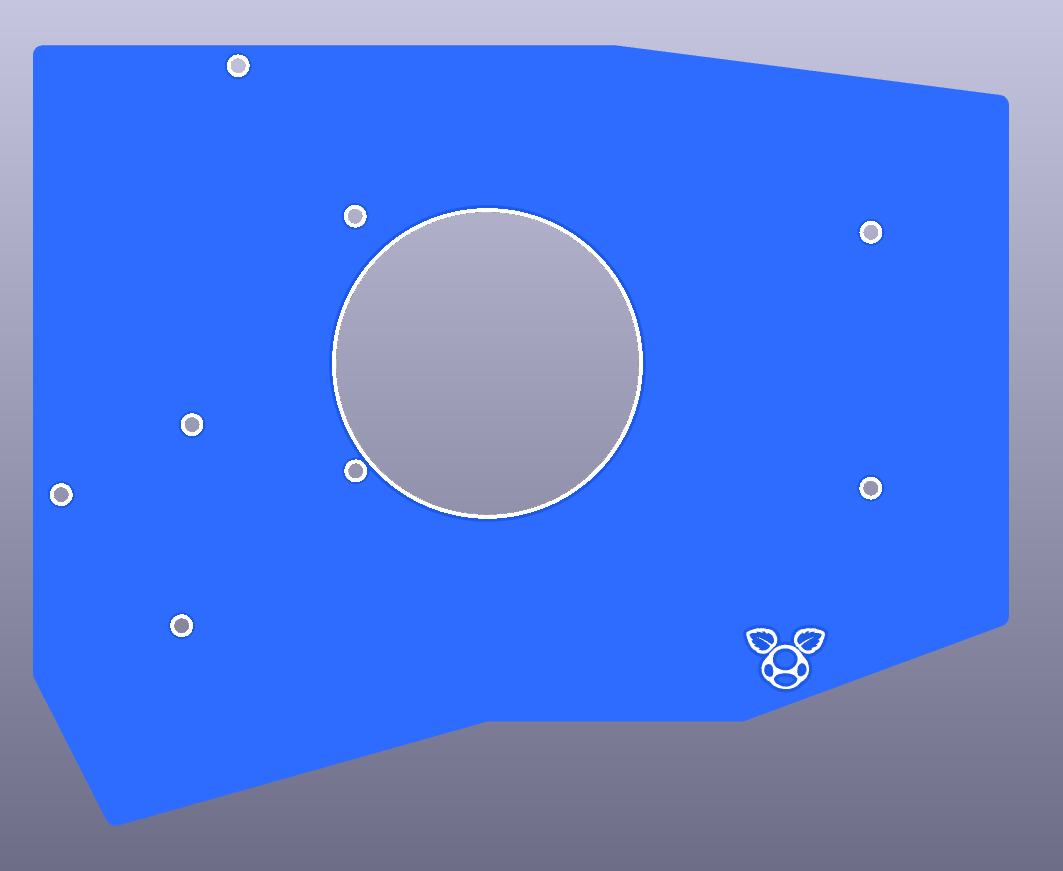 Back plate of the Sofle Pico Left hand
